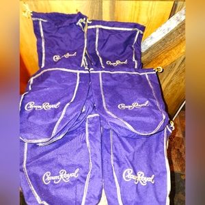 Crown Royal bags lots of 10
